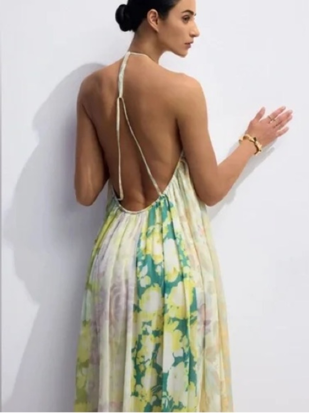 Zara ZW Floral Patchwork Maxi Dress - Small - NWT - Picture 3 of 14